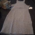 Checkered volcom dress