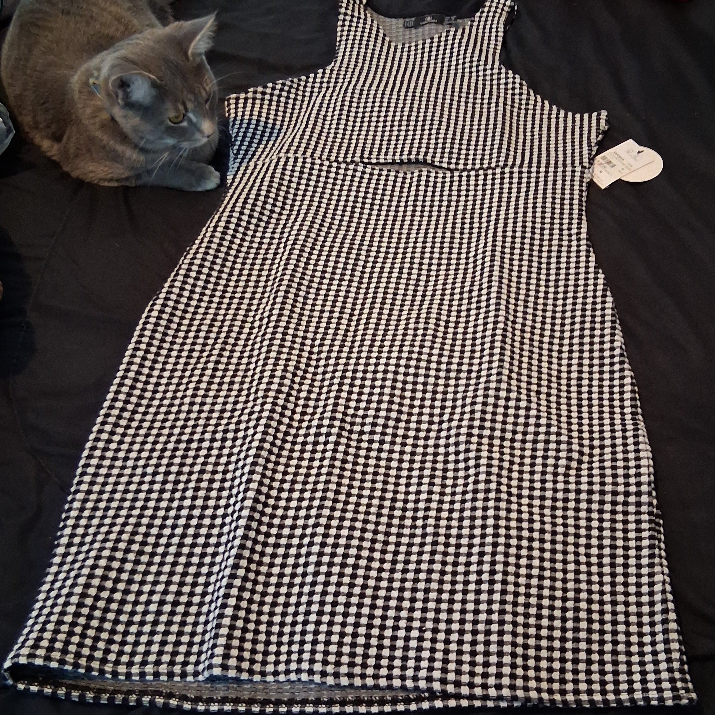 Checkered volcom dress